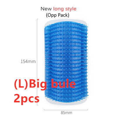 Blue cylindrical object with text indicating 'New long style', 'Opp Pack', 'Big bule 2pcs', and dimensions on a white background.