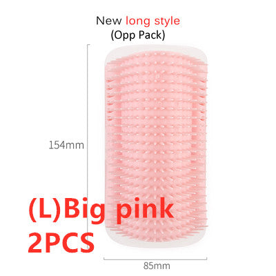 Pink eyelashes in a packaging with dimensions and product details on a white background